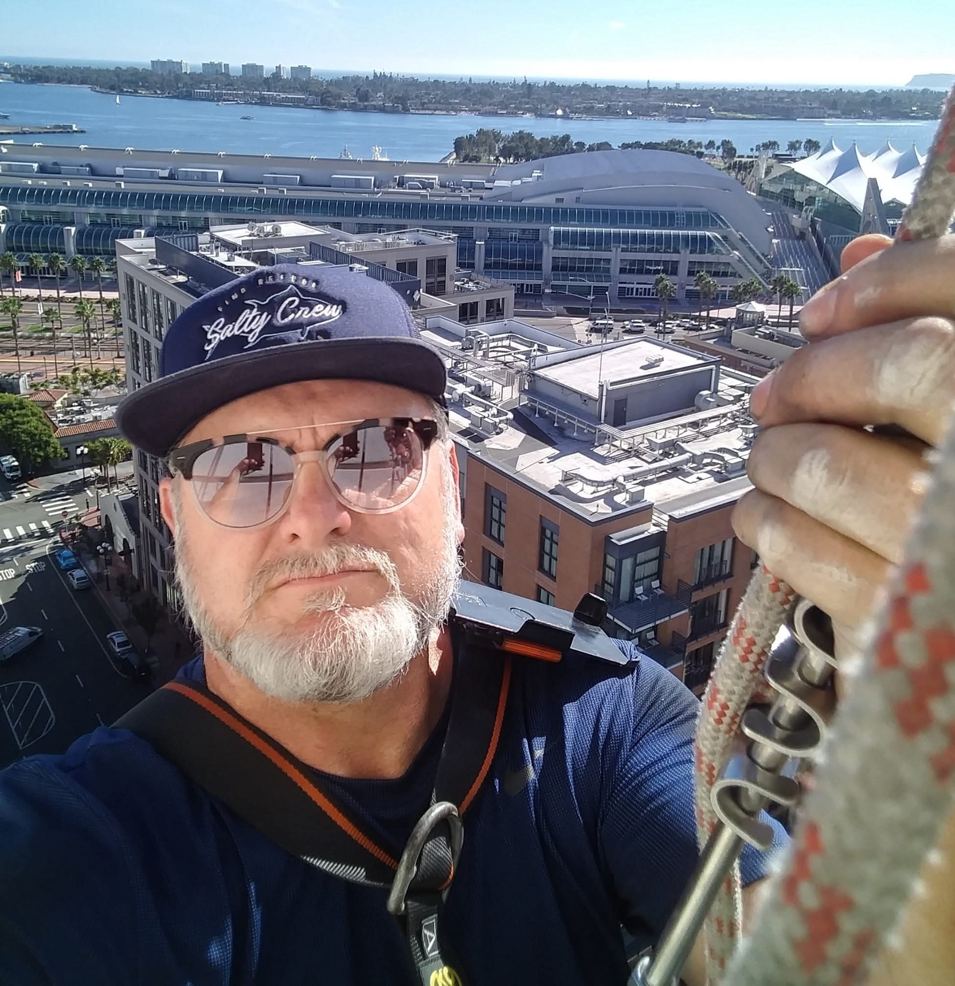 CBS crew on job site